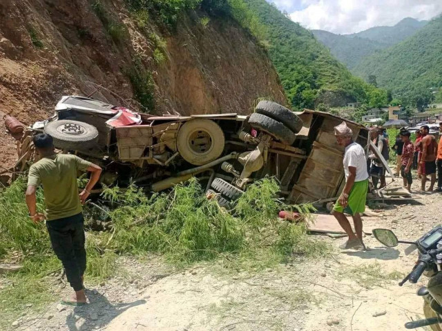 Two die, 36 injured in bus accident