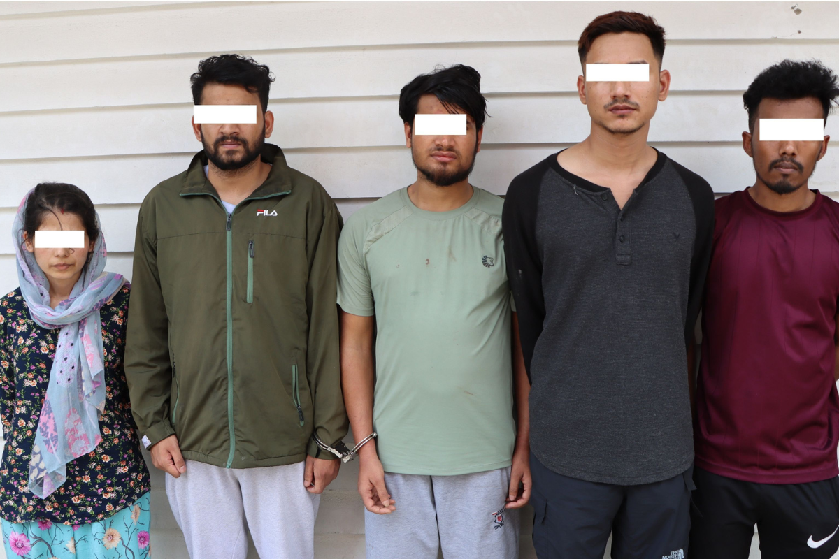 Police arrest five individuals involved in illegal online gambling and